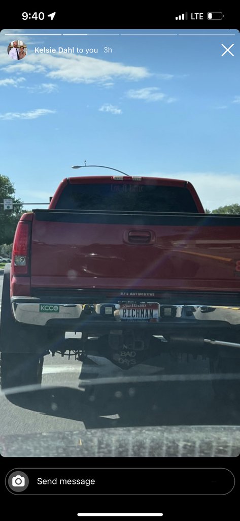 License plate: RICHMAN