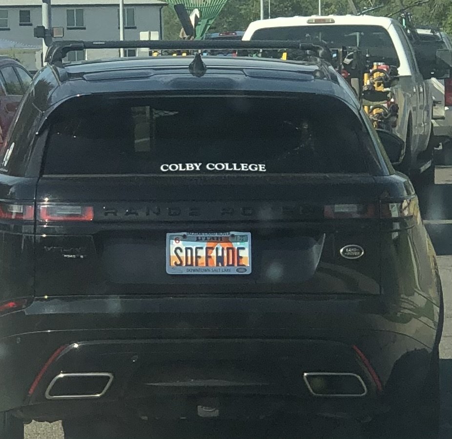 License plate: SDFFHDE